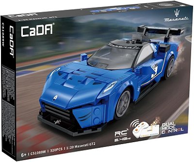 Cada - Blocos de Montar Maserati GT2 1:20 Com Controle Remoto