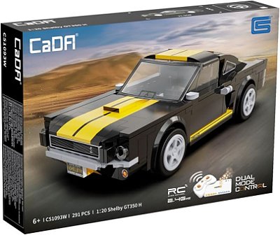 Cada - Blocos de Montar Carro Shelby GT350H 1:20 Com Controle Remoto