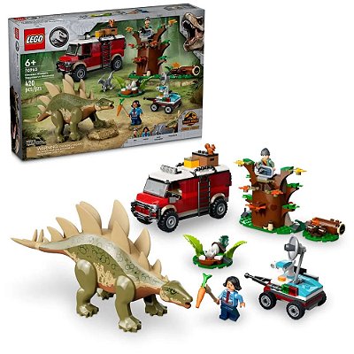 LEGO 76965 Jurassic World - Missões de Dinossauros: Descoberta do Estegossauro