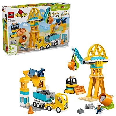 LEGO 10476 DUPLO - Canteiro de obras e veículos 3 em 1
