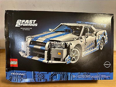 LEGO 42210 Technic - Nissan Skyline GT-R de Velozes e Furiosos (Caixa Amassada)