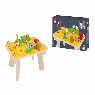 Janod – Mesa de Atividades de Madeira Fazendinha