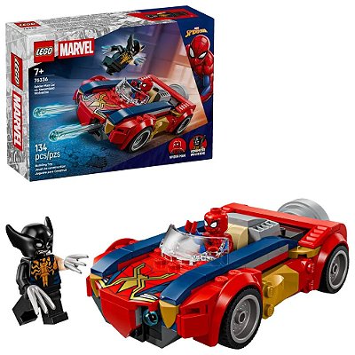 LEGO 76336 Marvel - Carro do Homem-Aranha vs Wolverine Venomizado