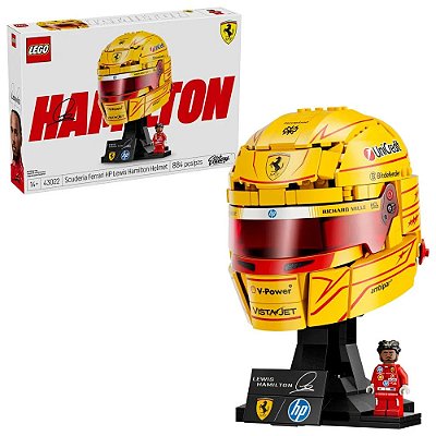 LEGO 43022 Editions - Capacete Scuderia Ferrari HP Lewis Hamilton