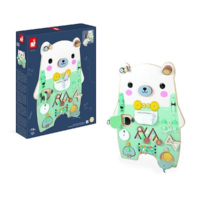 Janod - Quadro de Atividades O Urso de Madeira Pure