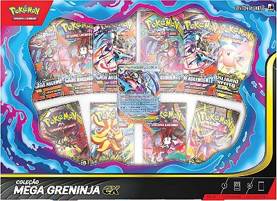 Pokémon TCG: Coleção Mega Greninja EX - Estampas Ilustradas (61 Cartas)