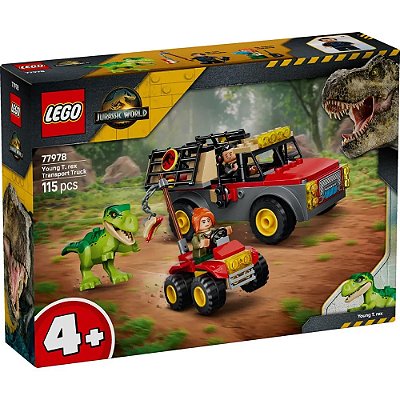 LEGO 77978 Jurassic World - Caminhão de transporte de T. rex jovem