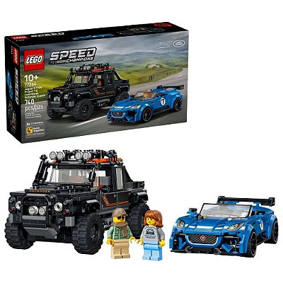 LEGO 77264 Speed Champions - Jaguar Project 7 e Land Rover Defender