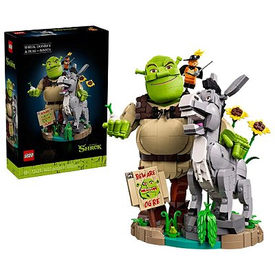 LEGO 72423 Shrek - Shrek, Burro e Gato de Botas