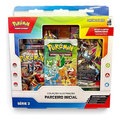 Pokémon TCG Coleção Ilustração Parceiro Inicial Série 3