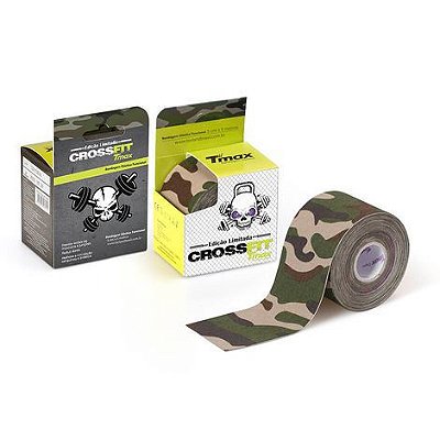 Bandagem Elástica Kinésio Tape Tmax 5m x 5cm Crossfit Verde