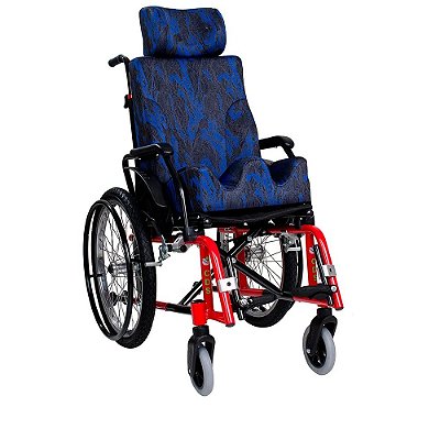 Cadeira de Rodas Infantil de Aço com Pneus Infláveis e Módulo CDS