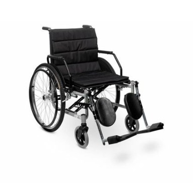Cadeira de Rodas para Obeso com Braços Escamoteáveis e Elevação de Panturrilha 120kg CDS