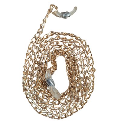 Correntinha Salva Óculos - Suporte de Óculos - Dourada - Proteção e Estilo em um Só Acessório!