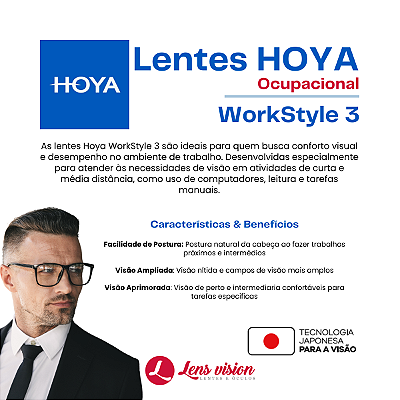 HOYA WorkStyle 3 | Lente Ocupacional