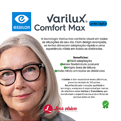 Varilux Comfort Max | Multifocal Digital