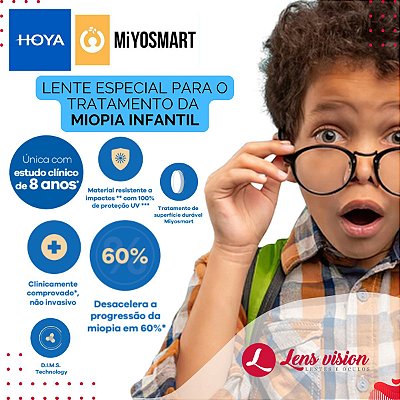 HOYA MiYOSMART - Tratamento da miopia