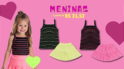 Meninas a partir de