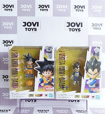 Goku e Vegeta Kids Dragon Ball Daima S.H.F Bandai