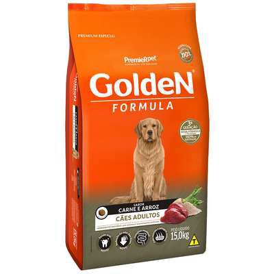 GoldeN Formula Cães Adultos Carne & Arroz 15kg
