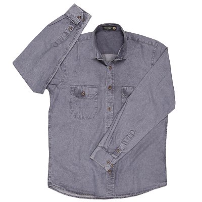 Uni Camisas Slim - Bolsos com Lapela