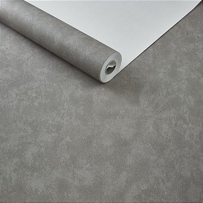 Papel de Parede Quadriculado Branco e Cinza Chumbo 3m