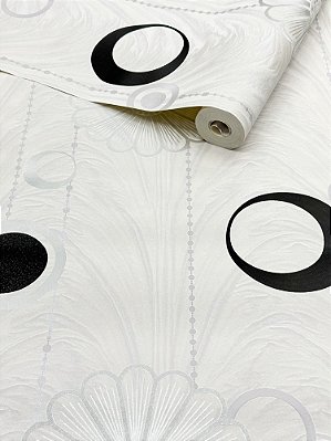 Papel De Parede Importado Texturizado Geométrico Prata