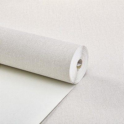 Papel De Parede Vinílico Texturizado Off Gray Lavável