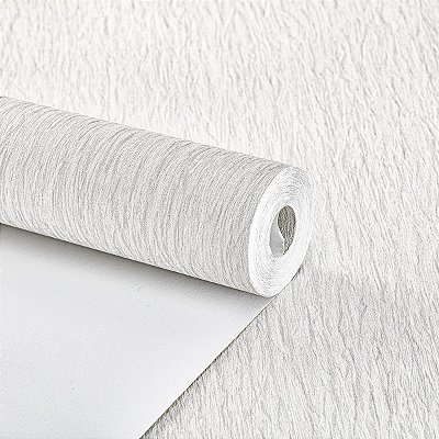 Papel Parede Vinílico Texturizado Cinza Lavável Alto Padrão