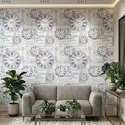 Papel De Parede Importado Vinílico Lavável Estilo Vintage