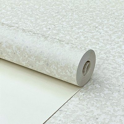 Papel De Parede Texturizado Vinílico Off White Moderno