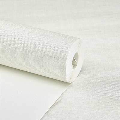 Papel De Parede Vinílico Linho Textura Neutra Lavável