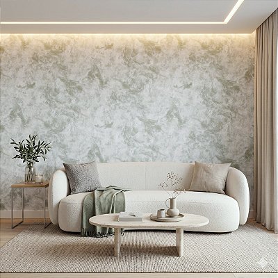 Papel De Parede Vinílico Lavável Mármore Texturizado