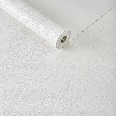 Papel De Parede Importado Vinílico Mármore Rajado Off White
