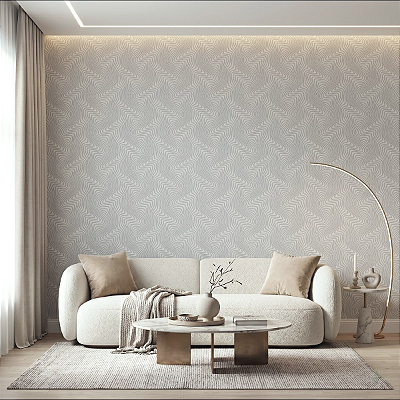 Papel De Parede Textura Vinílico Lavável Cinza 10 Metros