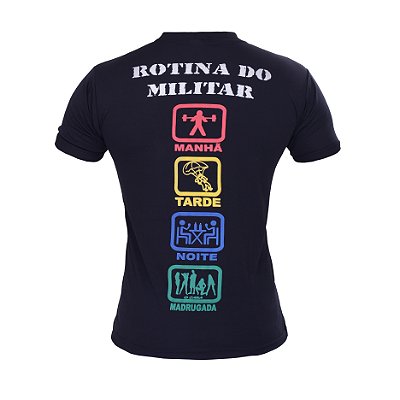 Camiseta Rotina do Militar 2
