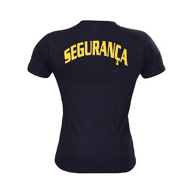 Camiseta personalizada escrito Segurança