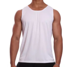 Camiseta Regata Branca - TFM - Dry Fit