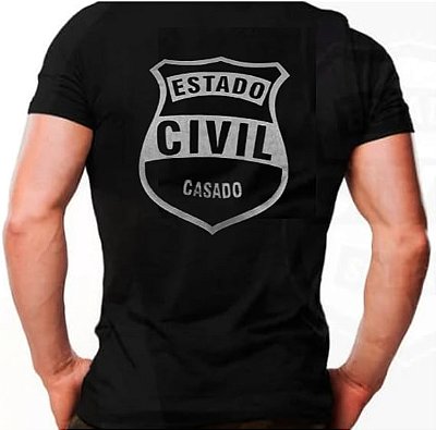 Camiseta Dry Fit Militar - Estado civil Casado