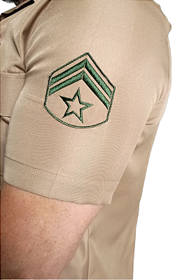 Camisa Bege - Cabo aluno