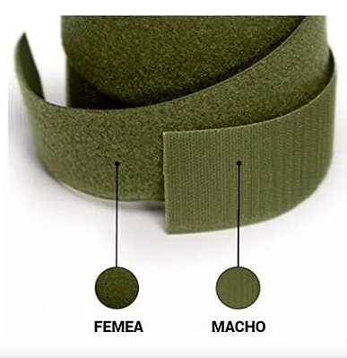 Velcro VO 50mm - Quantidade 1m