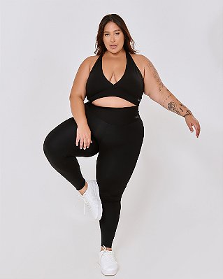 Calça Empina Bumbum (Plus Size) - Preto | Ref: 2050