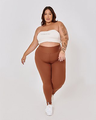 Calça Empina Bumbum (Plus Size) - Marrom | Ref: 2050