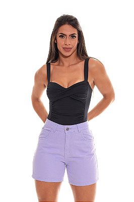 $42,90 UNIT / SHORTS HKS COLOR WIDE LEG LAVANDA / GRADE: 36/1  38/2  40/2  42/2  44/1  46/1= 9 PEÇAS