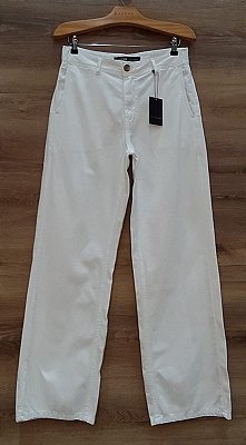 $69,90 UNIT / CALÇA WIDE LEG COLOR BOLSO FACA BRANCA/ GRADE: 36/1  38/2  40/2  42/2  44/2  46/1= 10 PEÇAS