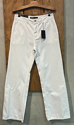 $69,90 UNIT / CALÇA WIDE LEG ALFAIATARIA-COLOR BRANCO / GRADE: 36/1  38/2  40/3  42/2  44/2  46/1= 11 PEÇAS