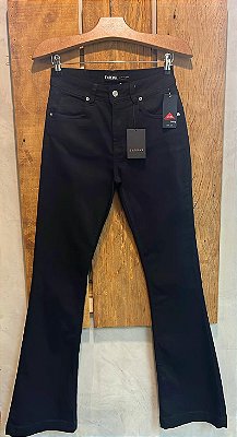 $72,90 UNIT / CALÇA BOOTCUT CETIM COLOR  / PRETO / GRADE : 36/1 38/2 40/3 42/2 44/2 46/1=11 PEÇAS