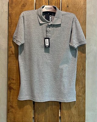 $ 39.90 UNIT /CAMISA POLO MASCULINA / CINZA CLARO / GRADE: P/1  M/2  G/2  GG/1= 6 PEÇAS