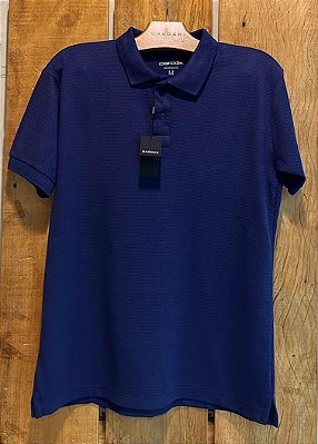 $43,90 UNIT /CAMISA POLO MASCULINA /TEXTURIZADA/ AZUL MARINHO /GRADE: P/1 M/2 G/2 GG/1=6 PEÇAS