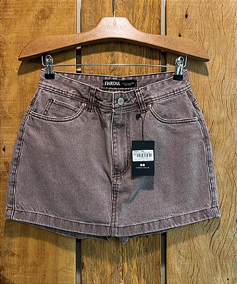 $69,90 UNIT/ SHORTS SAIA TRINCADO OLOR/MARRON /GRADE: 36/1 38/2 40/2 42/2 44/1=8 PEÇAS